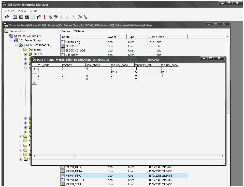 Thiết Lập Hệ Thống Tài Khoản Vip trên máy chủ mu online 5