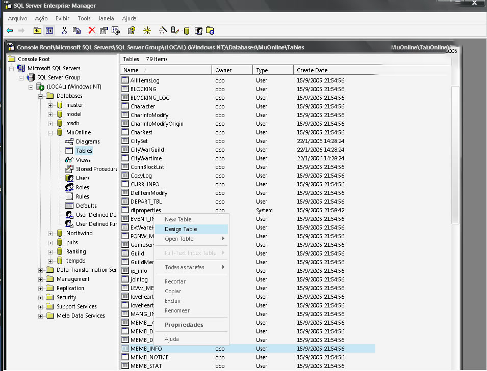 Thiết lập hệ thống tài khoản Vip trên máy chủ mu online